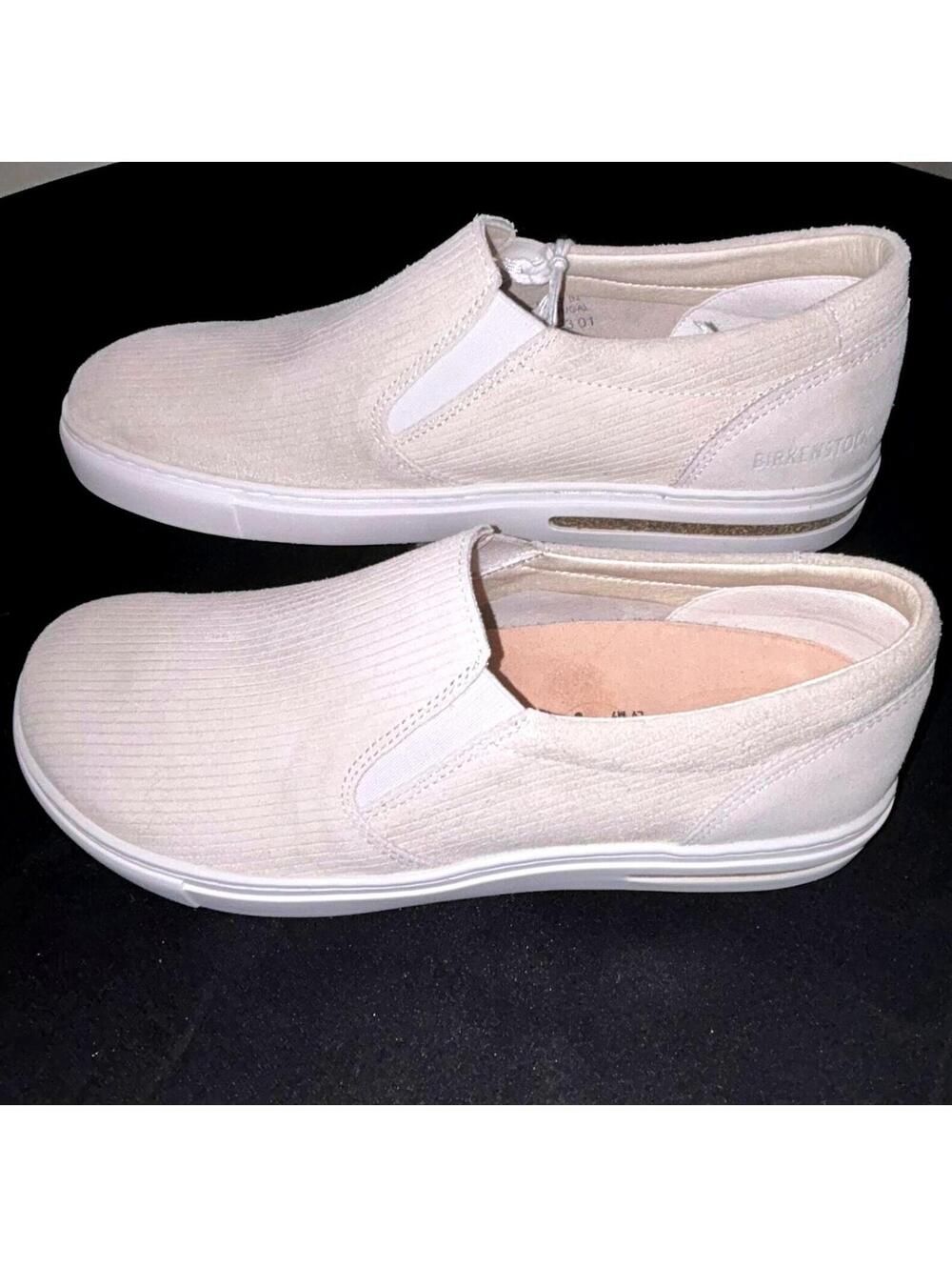 Birkenstock Oswego Suede Leather Shoe "Antique White" Women 7.5 | NWT - Picture 2 of 6